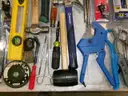 Lot of Various Drills, Drill Bits, and Various Tools.