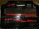 Lot of Various Drills, Drill Bits, and Various Tools.