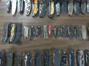 Lot of (95) Single Blade Knives.