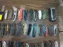 Lot of (100) Single Blade Knives.