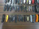 Lot of (100) Single Blade Knives.