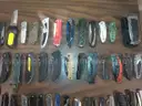 Lot of (100) Single Blade Knives.