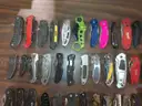 Lot of (100) Single Blade Knives.