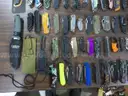 Lot of (100) Single Blade Knives.