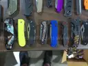 Lot of (100) Single Blade Knives.