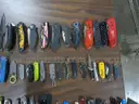 Lot of (100) Single Blade Knives.