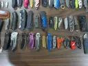 Lot of (100) Single Blade Knives.