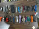 Lot of (100) Single Blade Knives.