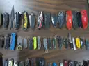 Lot of (100) Single Blade Knives.