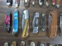 Lot of (106) Wood Knives.