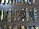 Lot of (106) Wood Knives.