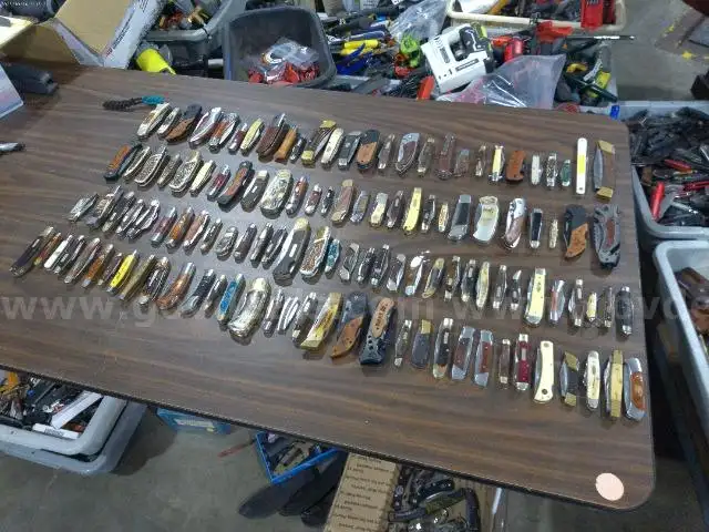 Lot of (120) Wood Knives.