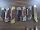 Lot of (85) Wood Knives.