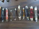 Lot of (85) Wood Knives.