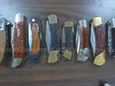 Lot of (85) Wood Knives.