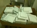 Lot of Assorted Wall Mount Brackets and Other Hardware for Cisco Wireless Access Points.