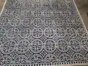 Lot of (1) 9' X 12' Safavieh Cambridge Navy Blue/Ivory Rug.