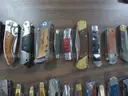 Lot of (118) Wood Knives.