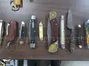 Lot of (118) Wood Knives.
