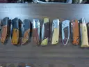 Lot of (118) Wood Knives.
