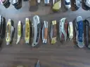 Lot of (118) Wood Knives.