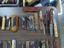 Lot of (118) Wood Knives.