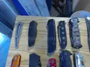 Lot of (100) Single Blade Knives.
