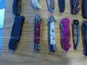 Lot of (100) Single Blade Knives.