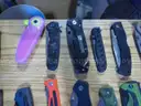 Lot of (100) Single Blade Knives.