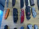 Lot of (100) Single Blade Knives.