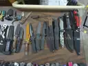 Lot of approx. (121) Single Blade Knives.