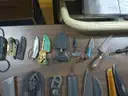 Lot of approx. (121) Single Blade Knives.