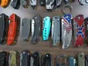 Lot of approx. (122) Single Blade Knives.