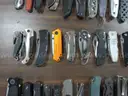 Lot of approx. (122) Single Blade Knives.