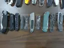 Lot of approx. (122) Single Blade Knives.