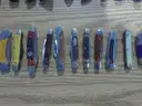 Lot of approx. (105) Wood Handled Knives.