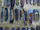 Lot of approx. (105) Wood Handled Knives.