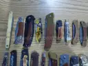 Lot of approx. (105) Wood Handled Knives.