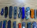 Lot of approx. (102) Single Blade Knives.