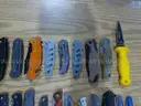 Lot of approx. (102) Single Blade Knives.