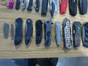 Lot of approx. (102) Single Blade Knives.