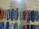 Lot of approx. (102) Single Blade Knives.