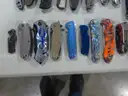 Lot of approx. (100) Single Blade Knives.