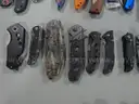 Lot of approx. (100) Single Blade Knives.