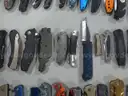 Lot of approx. (100) Single Blade Knives.