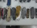 Lot of approx. (100) Single Blade Knives.