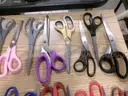 Lot of Approx. 100 Pairs of Scissors and 10 Letter Openers.