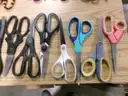 Lot of Approx. 100 Pairs of Scissors and 10 Letter Openers.