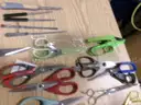 Lot of Approx. 100 Pairs of Scissors and 10 Letter Openers.