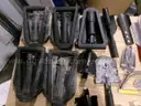 Lot of Shovels, Tent Stakes, and Various Hand Tools.